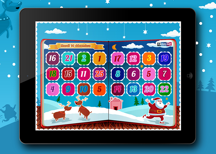 CanalSat Christmas Apps (IPad, IPhone, Android)