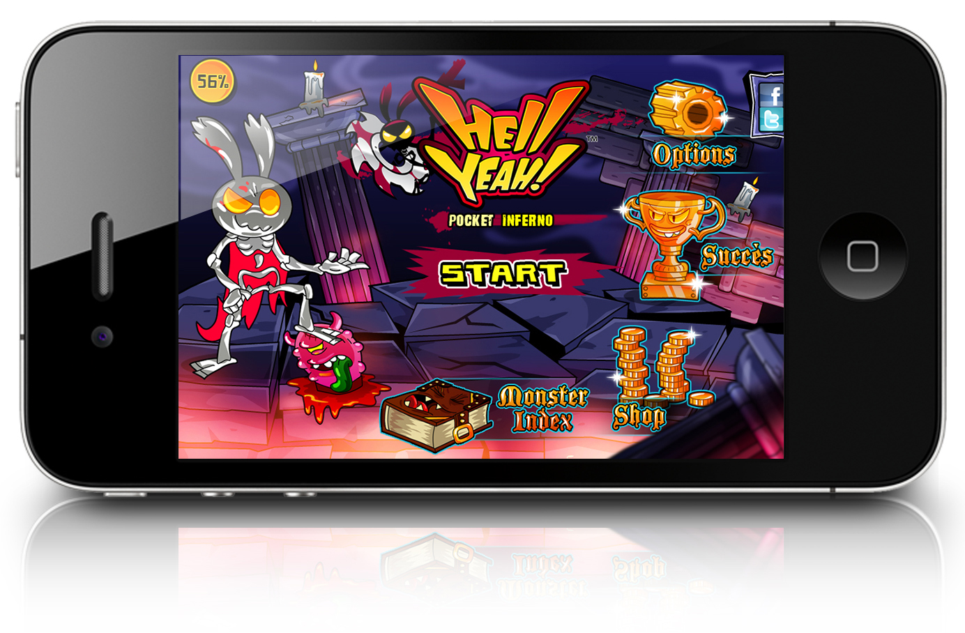 Hell Yeah: Pocket Inferno (IPad, IPhone, Android) – ARKEDO – Pohlm studio – SEGA