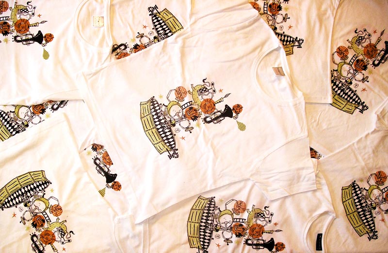 Music Box – Illustration printed on T-shirts