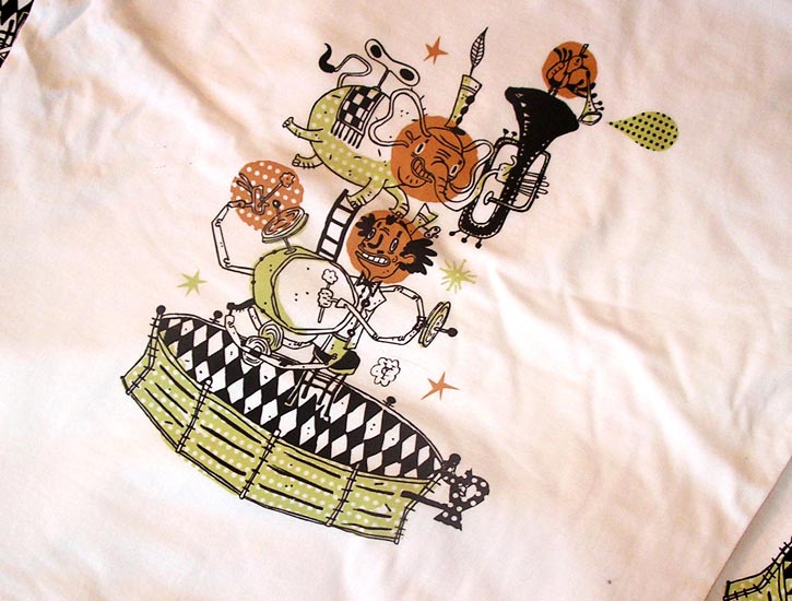 Music Box – Illustration printed on T-shirts