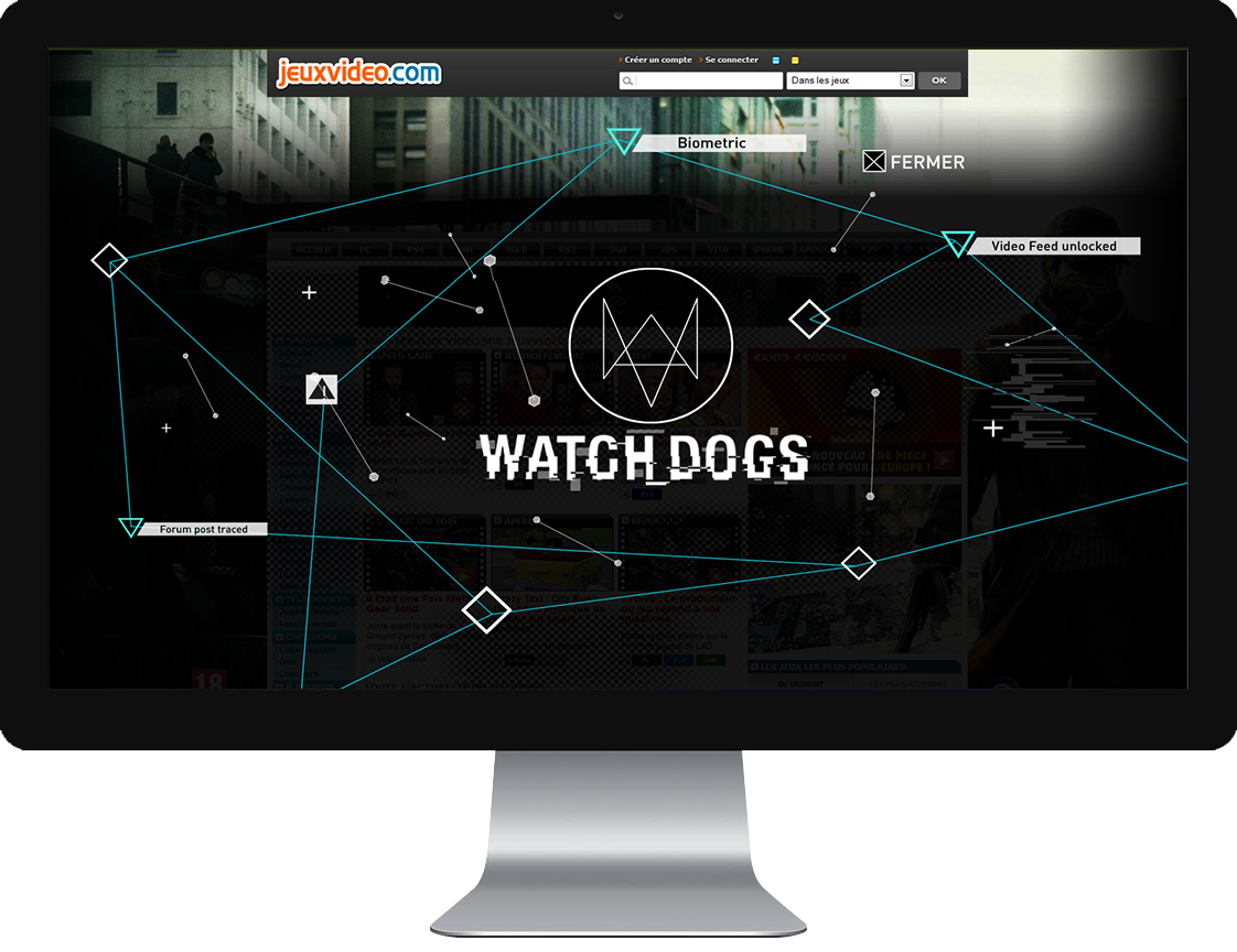 Watchdogs Digital campaign: Homepage Take Over