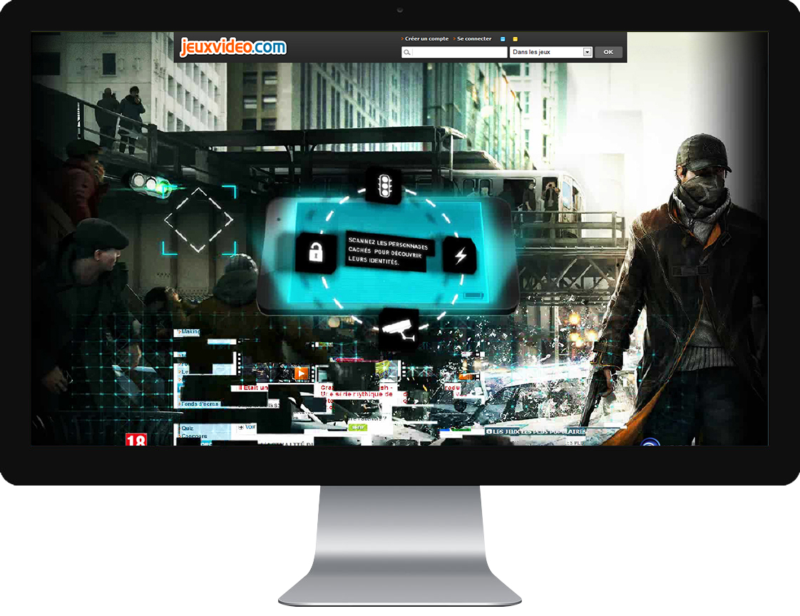 Watchdogs Digital campaign: Homepage Take Over
